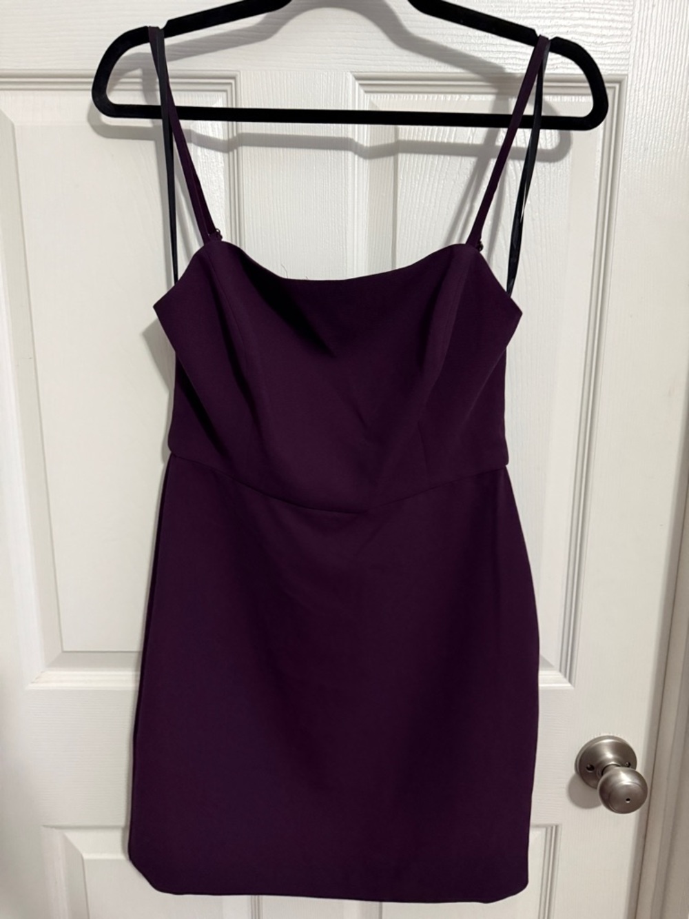 BCBGeneration Plum Spaghetti-Strap Mini Dress NWT